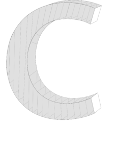 Logo de CrystalCol, versión blanca